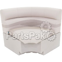 Lippert 433107; Corner Seat 32X32X30 Grey Pontoon Boat Furniture