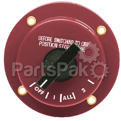 Fultyme RV 3018; Battery Select Switch Without Lock