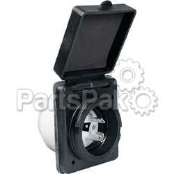 Parkpower By Marinco (Actuant Electrical) 301ELRVBLK; 30 Amp Standard Power Inlet Black; LNS-679-301ELRVBLK