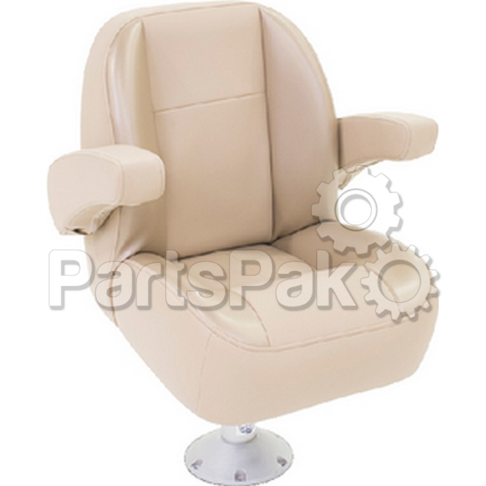 Lippert 433051; Seat, Low Back Non, recline Beige (Pedestal and Mount not included) Pontoon Boat Furniture
