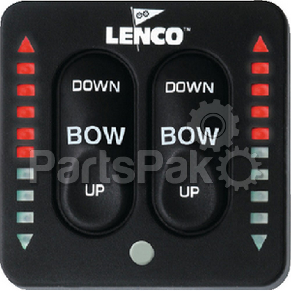 Lenco 15171001; Led Switch Kit-Dual Actuator
