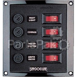 Sea Dog 4240101; Nylon Switch Panel-Vertical; LNS-354-4240101