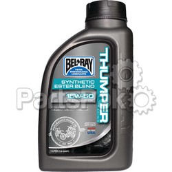 Bel-Ray 99530B1LW; Engine Oil, Thumper Racing Synthetic Ester 15W50 Liter