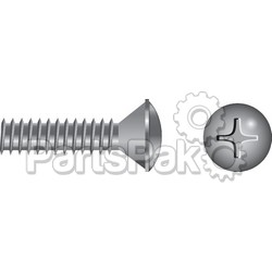 SeaChoice 00411; 5/16-18X3/4 Phillips Head Oval Machine Screw Stainless Steel 25/
