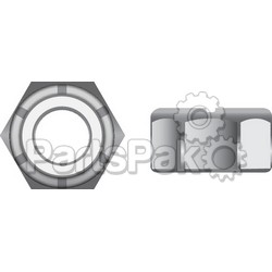 SeaChoice 00616; 4-40 Nylon Insert Locknut Stainless Steel 100/ Bag