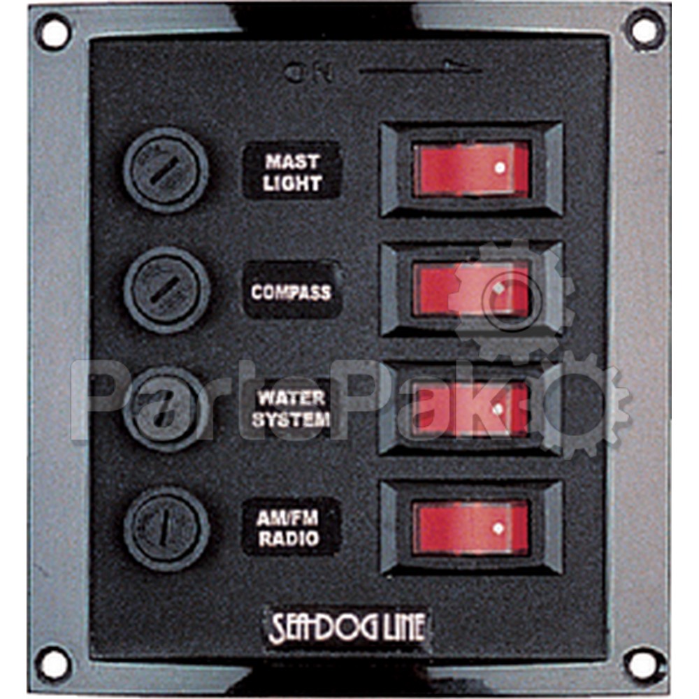 Sea Dog 4240101; Nylon Switch Panel-Vertical