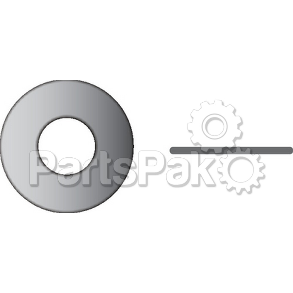 SeaChoice 00966; #12 Flat Washer 1/2 Od 316 Stainless Steel 100