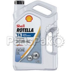 Shell Oil 550045126; Oil, Rotella T 15W40 Cj4 Gallon