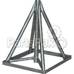 Brownell Boat Stands KS28GBASE; Keel Stand 28-40 Galvanized Base; LNS-302-KS28GBASE