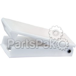 JR Products 10355; Square Baggage Door Catch White; LNS-342-10355