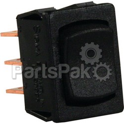 JR Products 13445; Switch, Mini Dpdt Momentary-On/ Off/ Momentary-On Black; LNS-342-13445