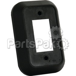 JR Products 13495; Spcr For Single Face Plate Black