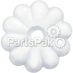 JR Products 20455; Plastic Rosetteswhite; LNS-342-20455