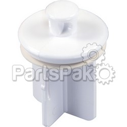 JR Products 95205; 1-1/4 Inch Replacement Stopper Polar White