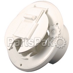 JR Products S2314A; Round Cable Hatch Off/ White; LNS-342-S2314A