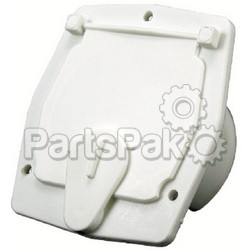 JR Products S2710A; Square Cable Hatch Polar White