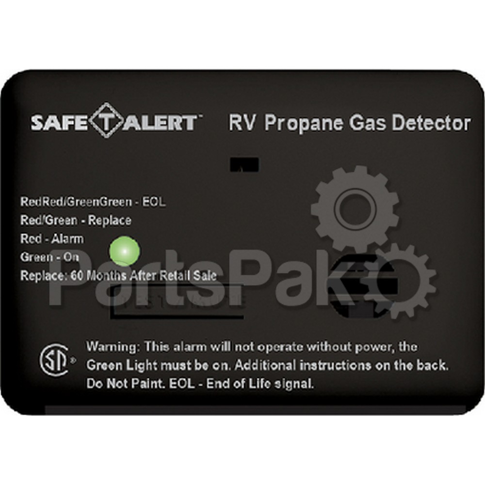 MTI Industries 20441PBL; Alarm-12V Surface Mount LP Liquid Propane Gas Detector Black