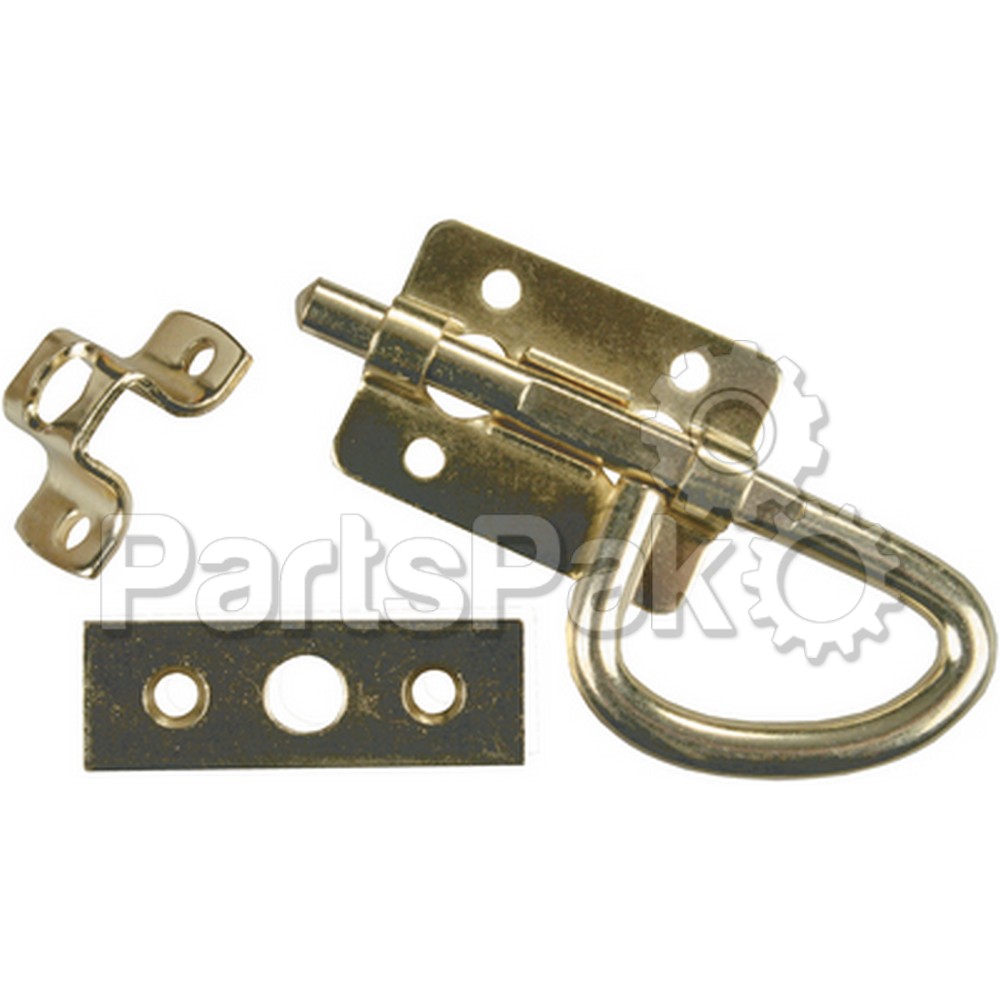 JR Products 20645; Universal Latch brass