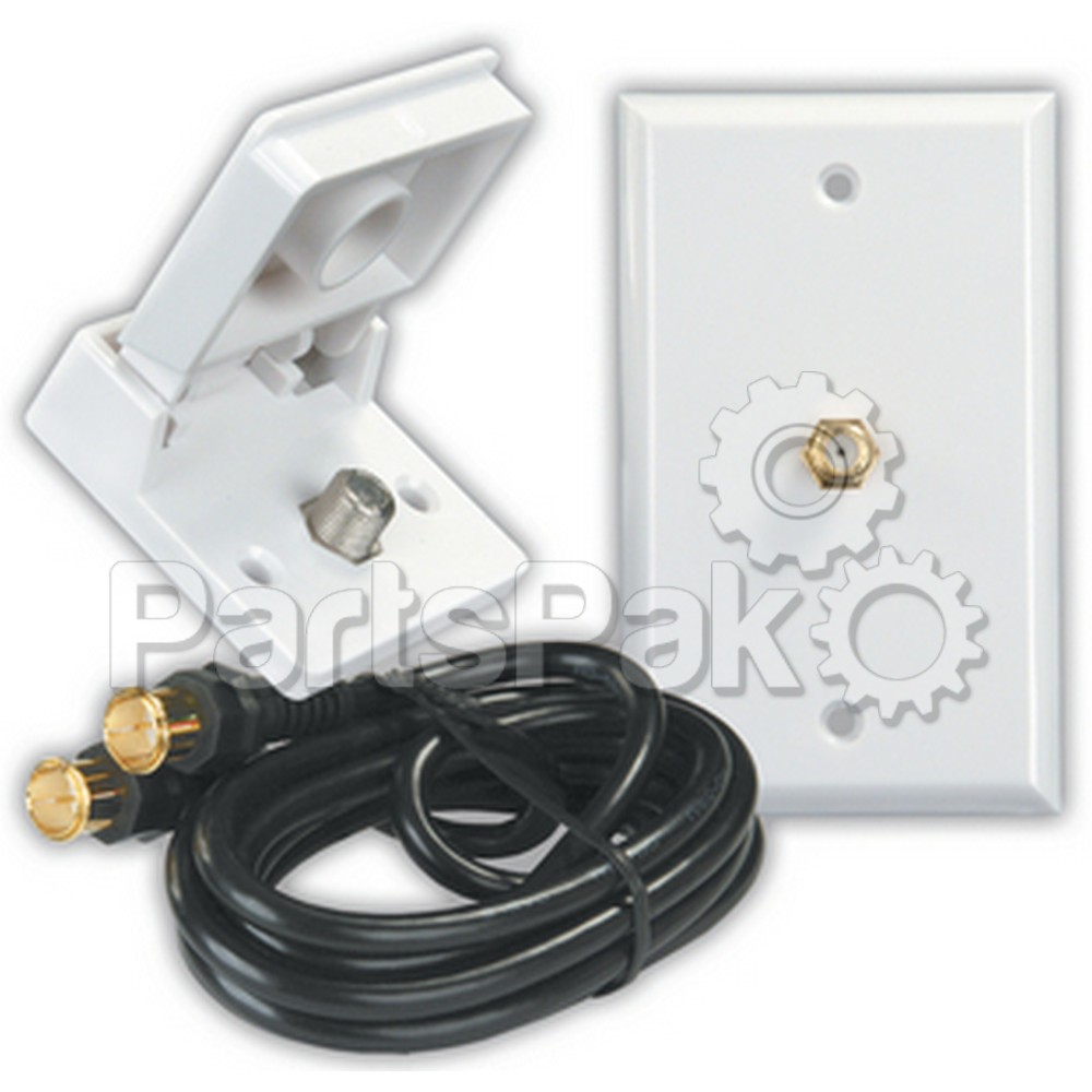 JR Products 47815; Interior Exterior Cable Tv Installation Kit w