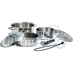Camco 43920; Cookware-Ss Nesting 7 Pc Set; LNS-117-43920