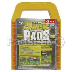 Camco 44595; Stabilizer Jack Pads (4 Pack)