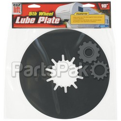 Camco 44665; 5th Wheel Lube Plate-10 Inch; LNS-117-44665