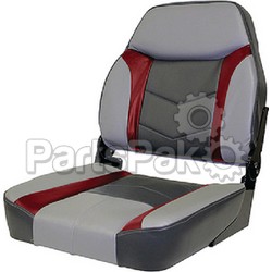 Wise Seats 3300841; Seat High Back Grey/ Red/ Char