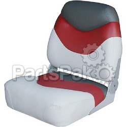 Wise Seats 8WD999PLS841; Seat Mid-Back Grey/ Red/ Charcoal; LNS-144-8WD999PLS841