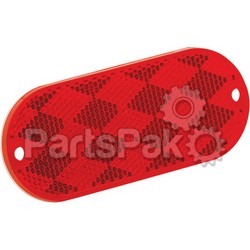 Fulton Performance 7178010; Reflector Red W/ Mnt Hole
