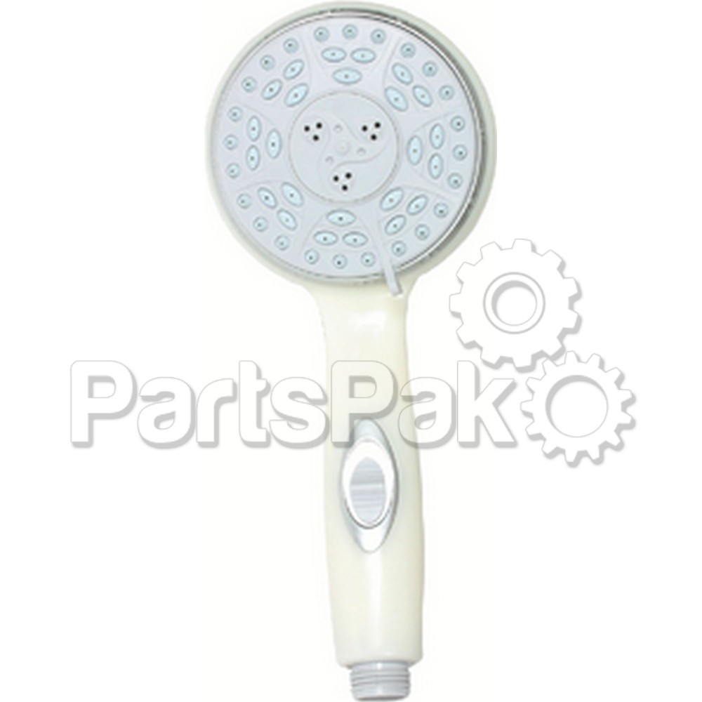 Camco 43712; Showerhead W/ On/ Off (Off- White )