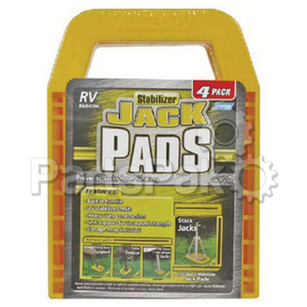 Camco 44595; Stabilizer Jack Pads (4 Pack)