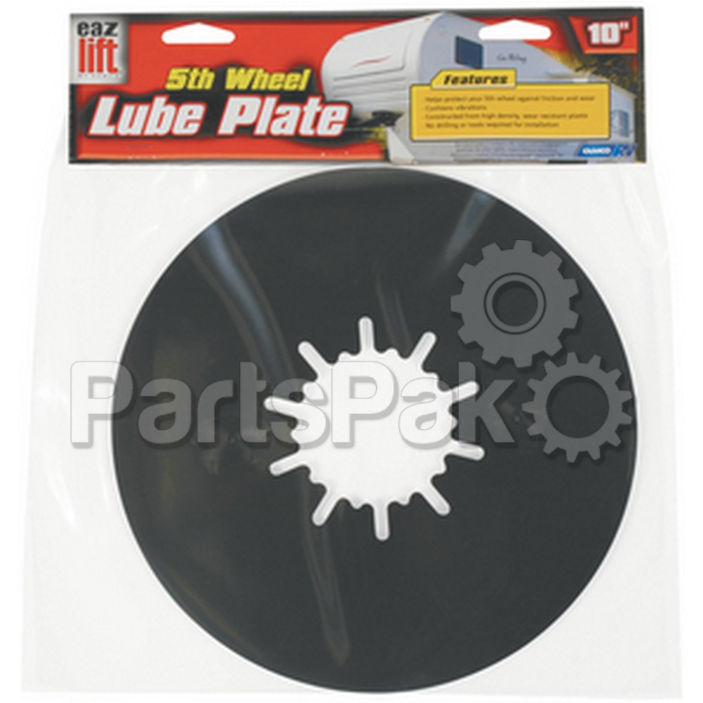 Camco 44664; 10 Inch 5th Wheel Lube Plate