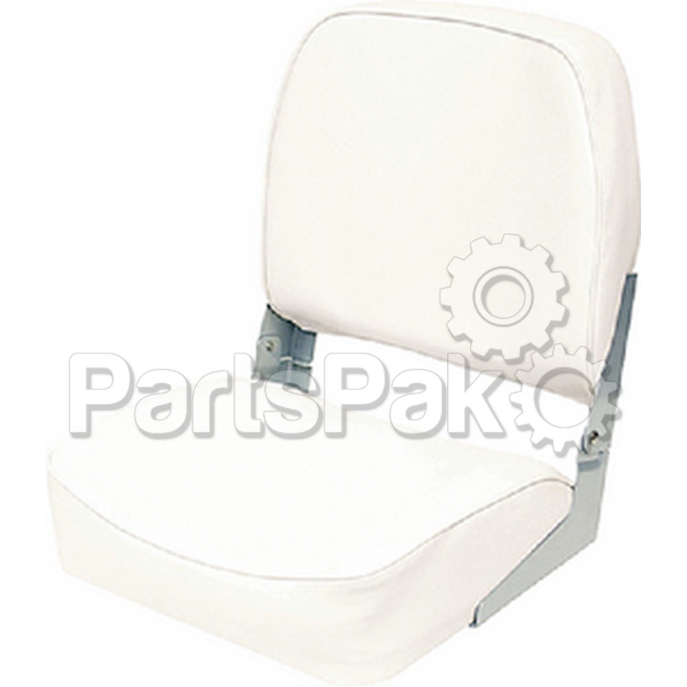 Wise Seats 3313710; Seat Low Back Fold Down White