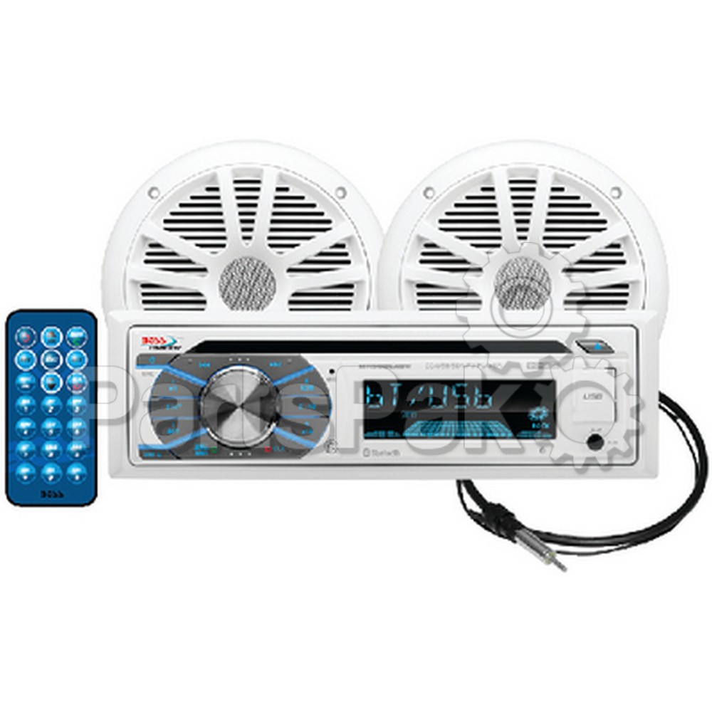 Boss Audio MCK508WB6; Cd Player-Bluetooth W/ 2 Speakers