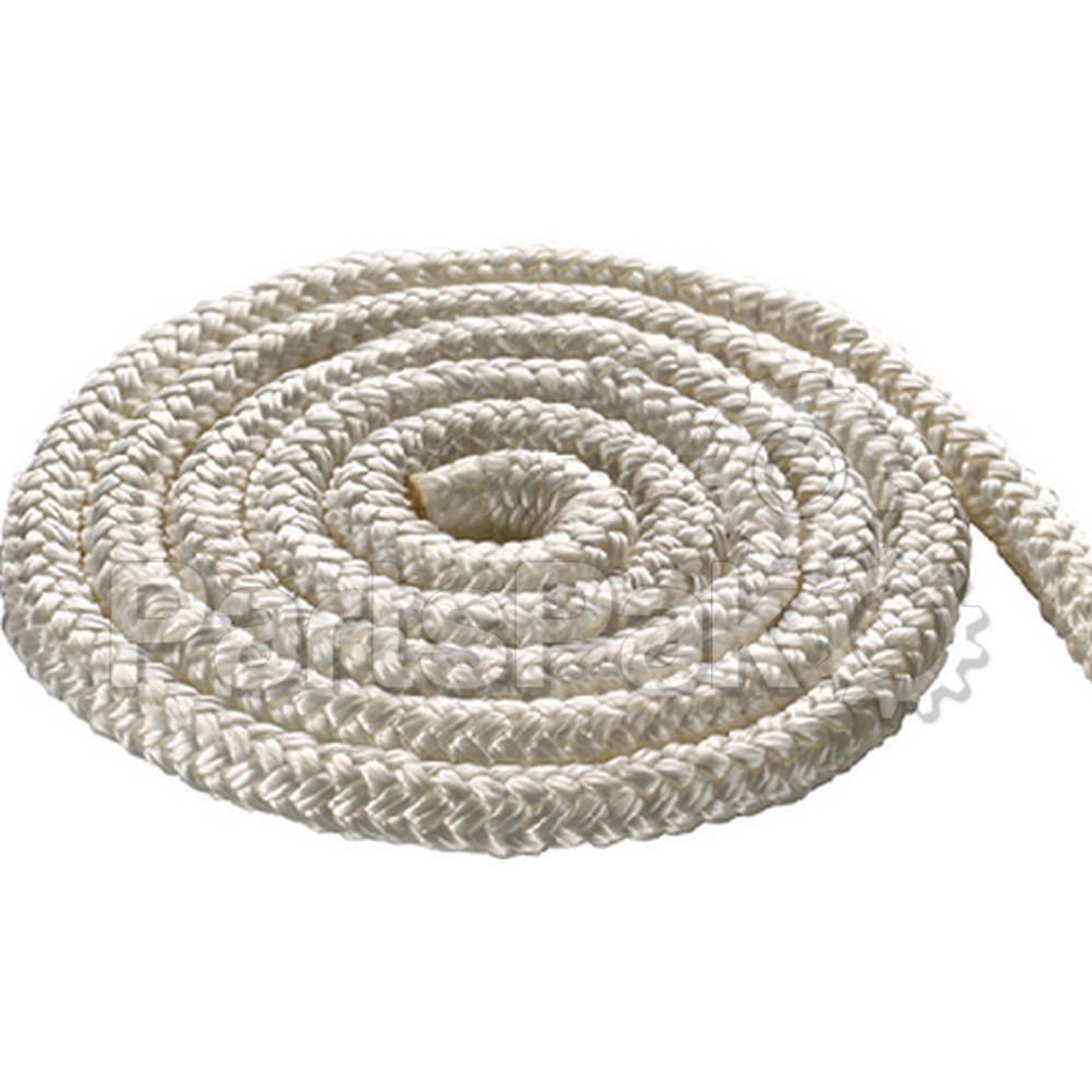 Attwood 1176017; 3/8 X15 Double Braided Nylon Rope Line