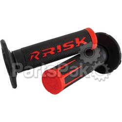 Risk Racing 284; Fusion 2.0 Motorcycle Grips Red