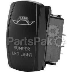 Flip 12-9072; Led Light Bar Bumper Sng Amber; 2-WPS-12-9072
