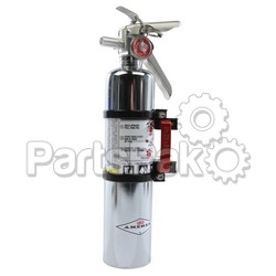 Axia Alloys MODFMAC-C; Quick Release Mount Silver W / 2.5 Lb. Chrome Extinguisher