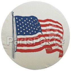 Adco Products 1782; Us Flag Tire Cover B 32.25 White