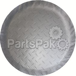 Adco Products 9760; Tire Cover O 21.5 Dia Silver; LNS-104-9760