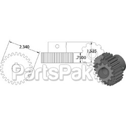 AP Products 014116658; Crown Gear; LNS-112-014116658