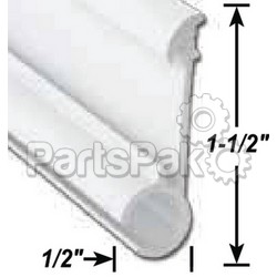 AP Products 021510018; Ins Awning Rail Polar White 8 Foot