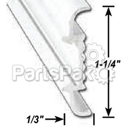 AP Products 021564018; Molding Trim Polar White 8 Foot