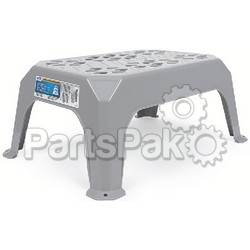 Camco 43470; Step Stool Plastic Large Grey