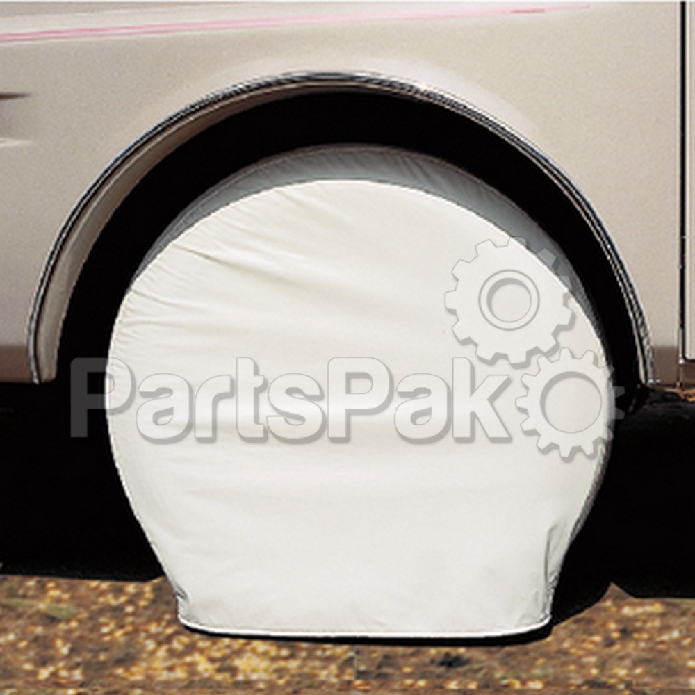 Adco Products 3953; Tyre Gard Polar White -Per Pair