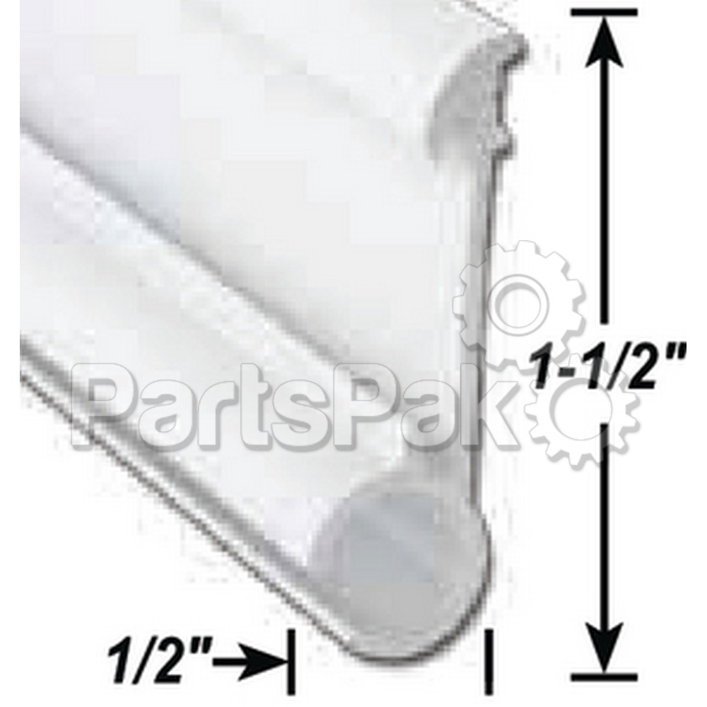 AP Products 0215100116; Ins. Awning Rail Polar White 16 Foot