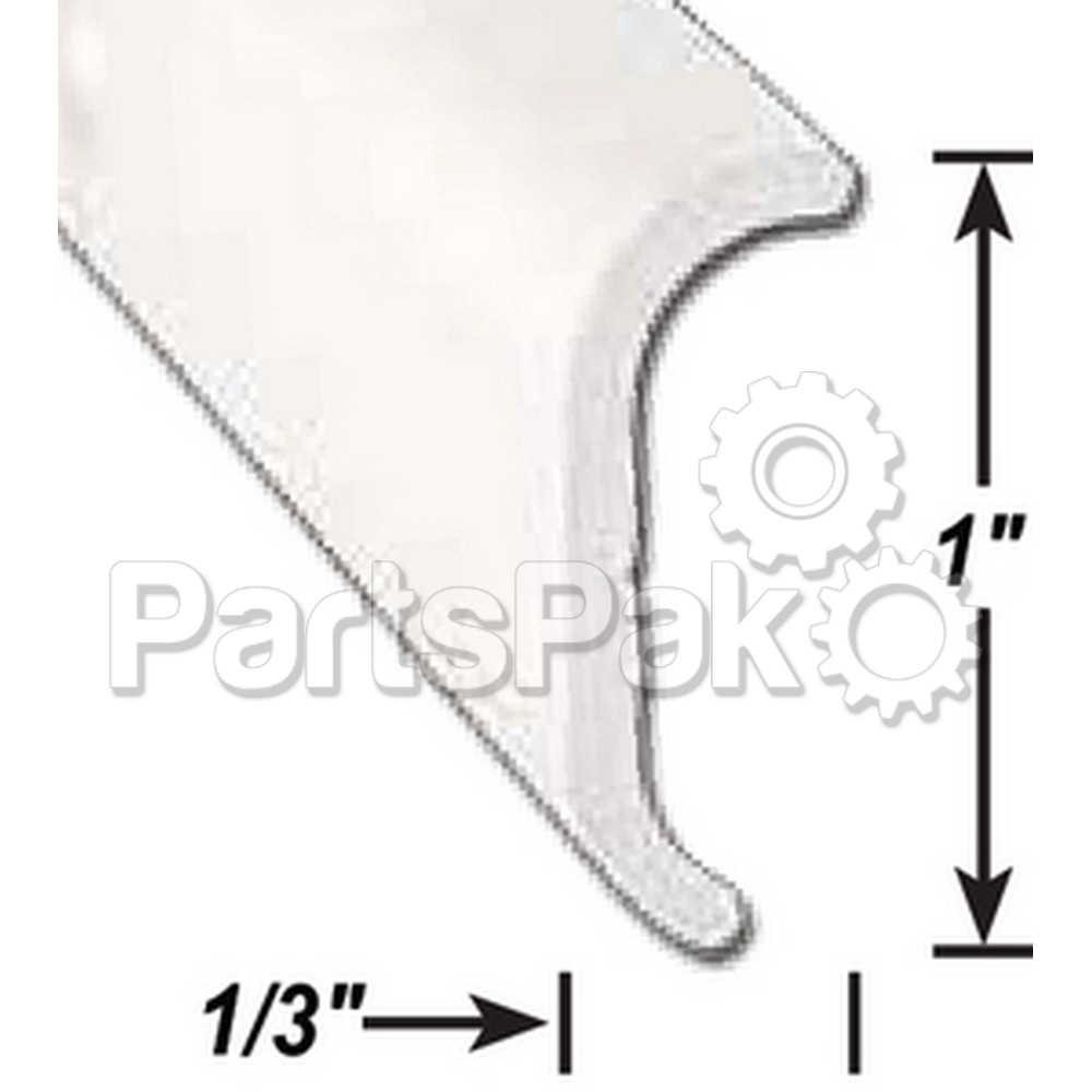 AP Products 021860018; Short Leg Trim Polar White 8 Foot