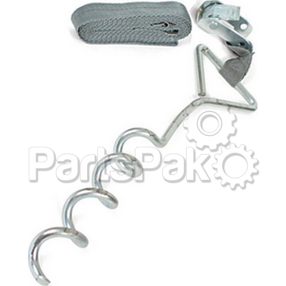 Camco 42593; Awning Anchor Kit W/ Pull Strap