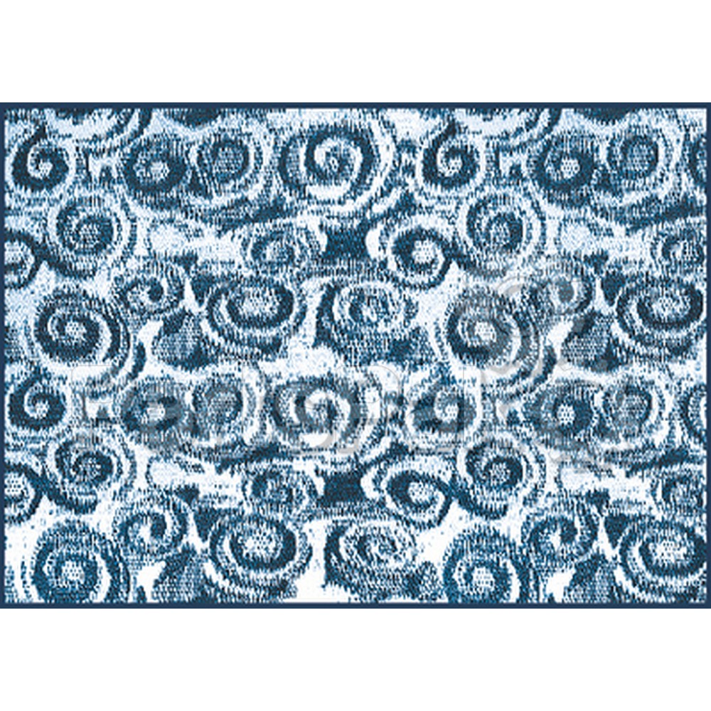 Camco 42841; 8 Foot X16 Foot Blue Swirl Patio Mat