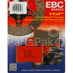 EBC Brakes FA254V; Ebc Brake Pads; 2-WPS-15-254V